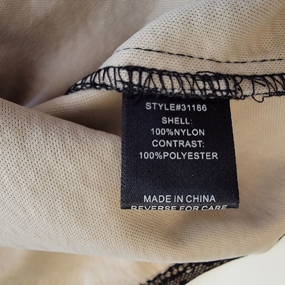 Skies Are Blue Black & Tan Lace Blouse - Picture 10 of 10